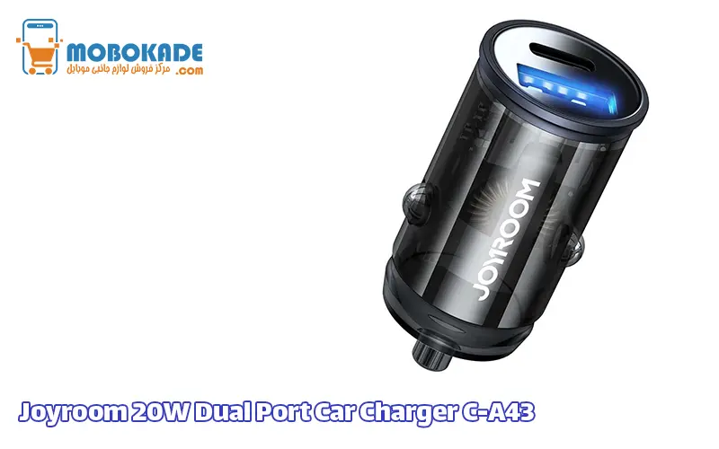 شارژر فندکی جویروم Joyroom 20W Dual Port Car Charger C-A43